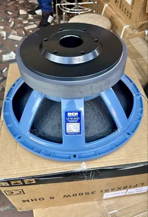 RCF 18 Inches 3500 Watts Subwoofer Speaker [ Pair, Blue]