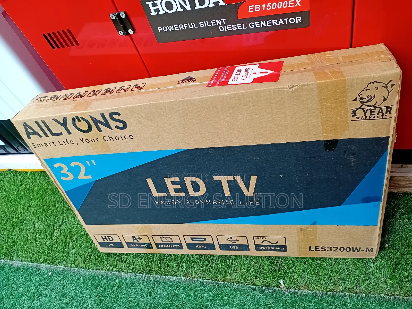 Ailyons 32-Inch Led Tv With Built-in Decoder.
