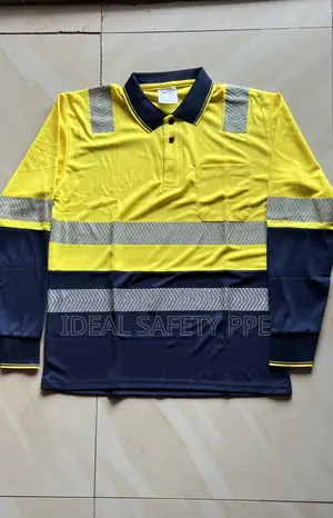 Reflective Work Shirt Long-sleeve Safety Shirt