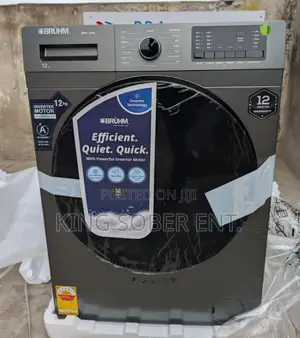 Bruhm 12kg Front Load Fully Automatic Washer 
Inverter Motor 
6300gh