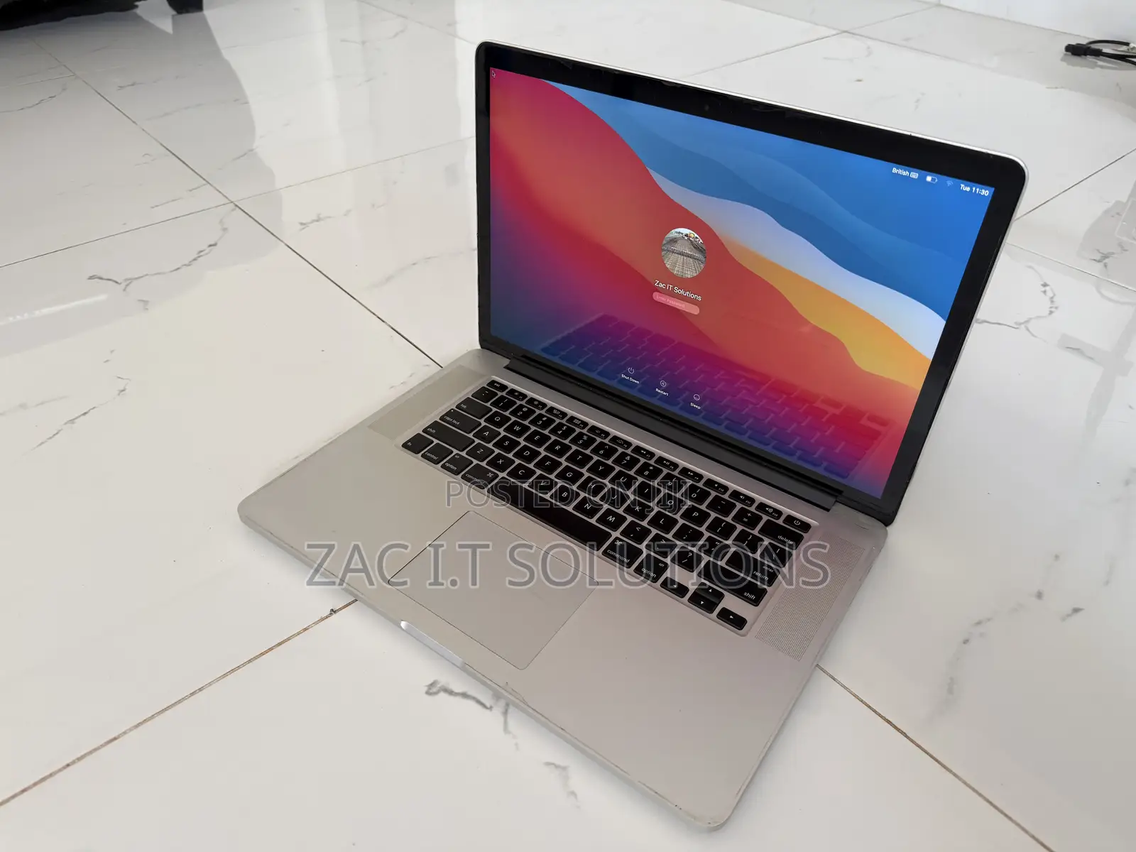 Laptop Apple MacBook Pro 2014 16GB Intel Core I7 SSD 256GB