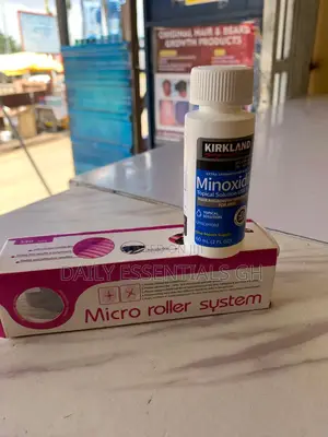 Kirkland and Roller Combo for Fast Hair Growth