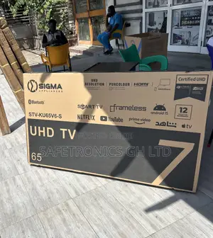Smart Led Sigma 65 Inch Clear Frameless Digital Satellite Tv