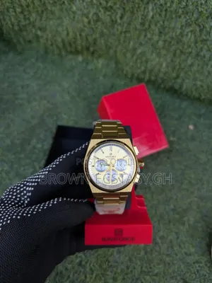 Naviforce Gold Plated Chronographic Watch