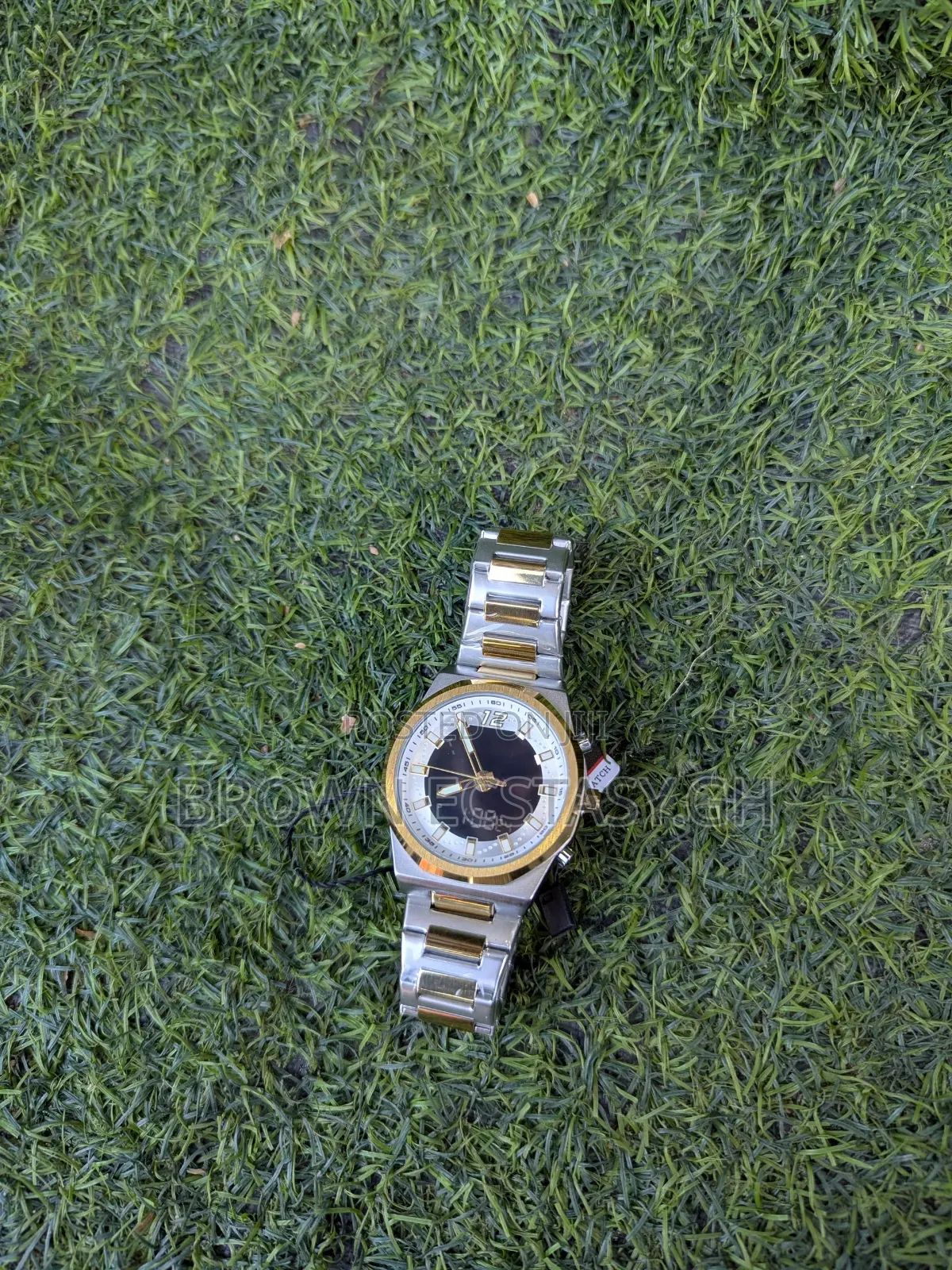 Success Way Two Tone Digital and Analogue Watch
