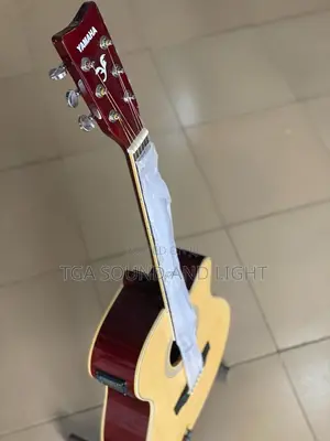 Yamaha Dreadnought Cutaway Semi-Acoustic Guitar.