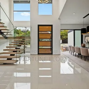 Elegant Metal and Wood Stairs