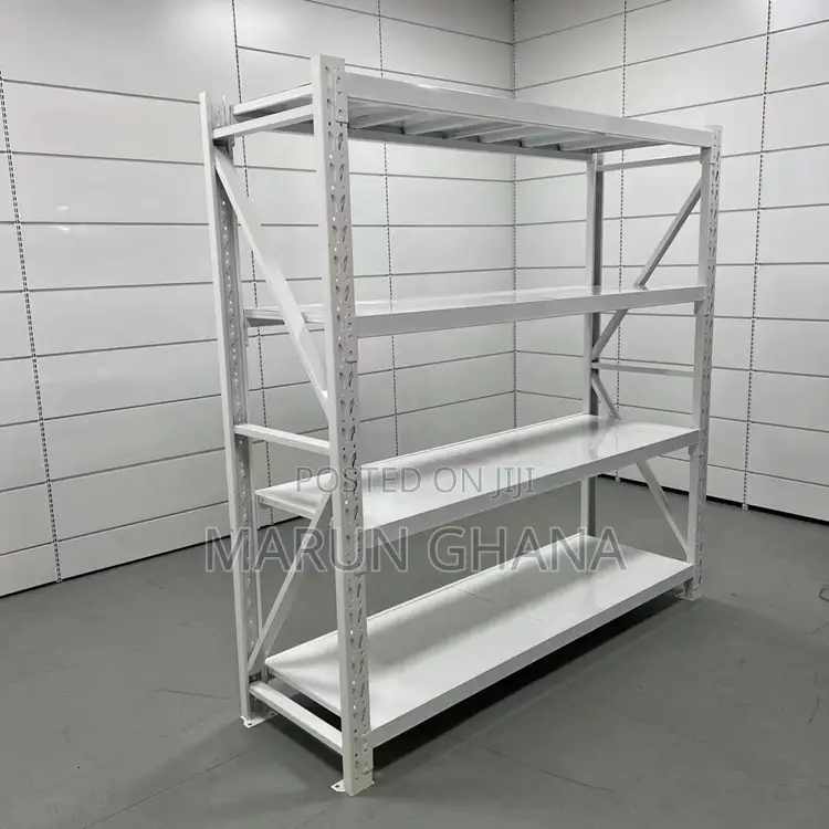 Warehouse Rack Capacity -300kg Layer White Color