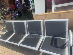 4 - 1 Waiting Bench Eith Leather Seat.