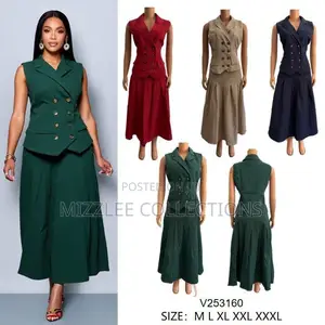 Skirt Suit for Ladies in M-3xl