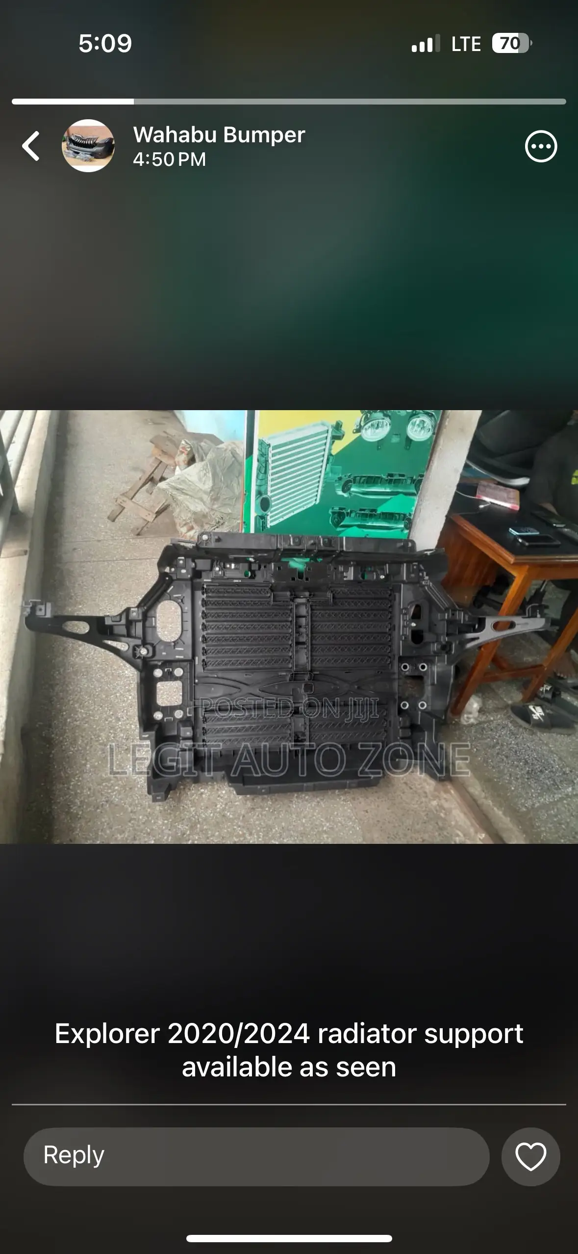 Ford Explorer 2022,2023,2024, Radiator Support Available