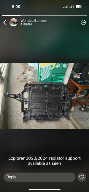 Ford Explorer 2022,2023,2024, Radiator Support Available