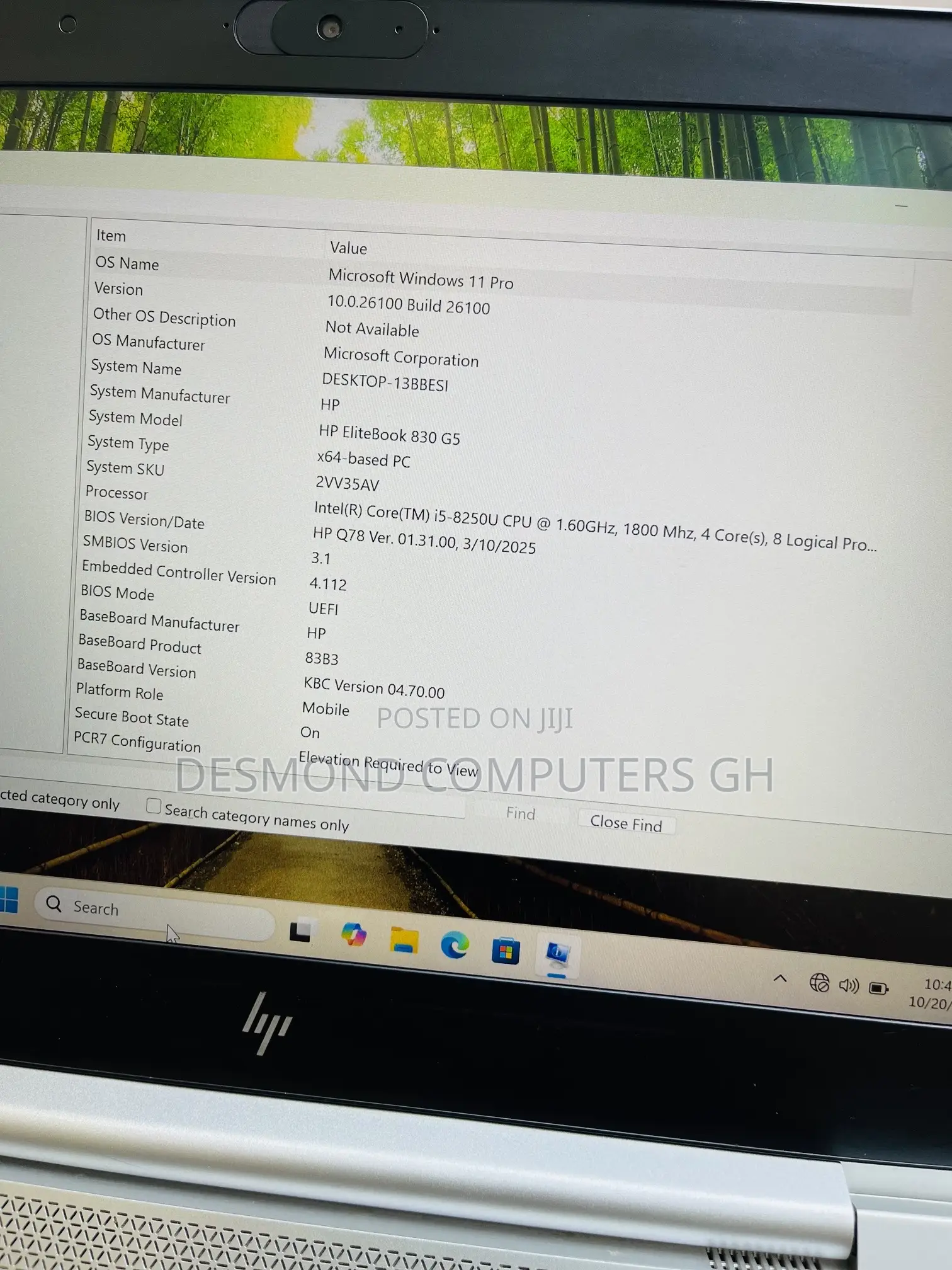 Laptop HP EliteBook 830 G6 8GB Intel Core i5 SSD 256GB