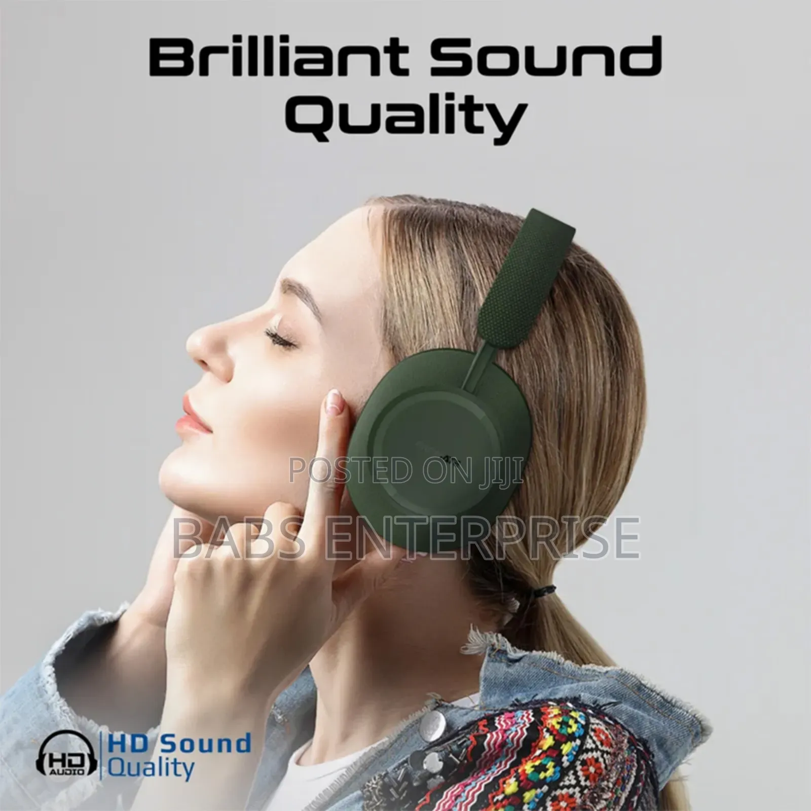 Promate Takt High Fidelity Over-ear Wireless Headphones Midnight Green