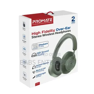 Promate Takt High Fidelity Over-ear Wireless Headphones Midnight Green