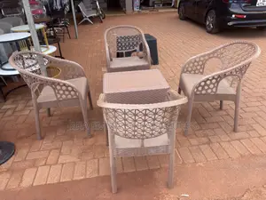 Four Set Garden Chairs With Table
