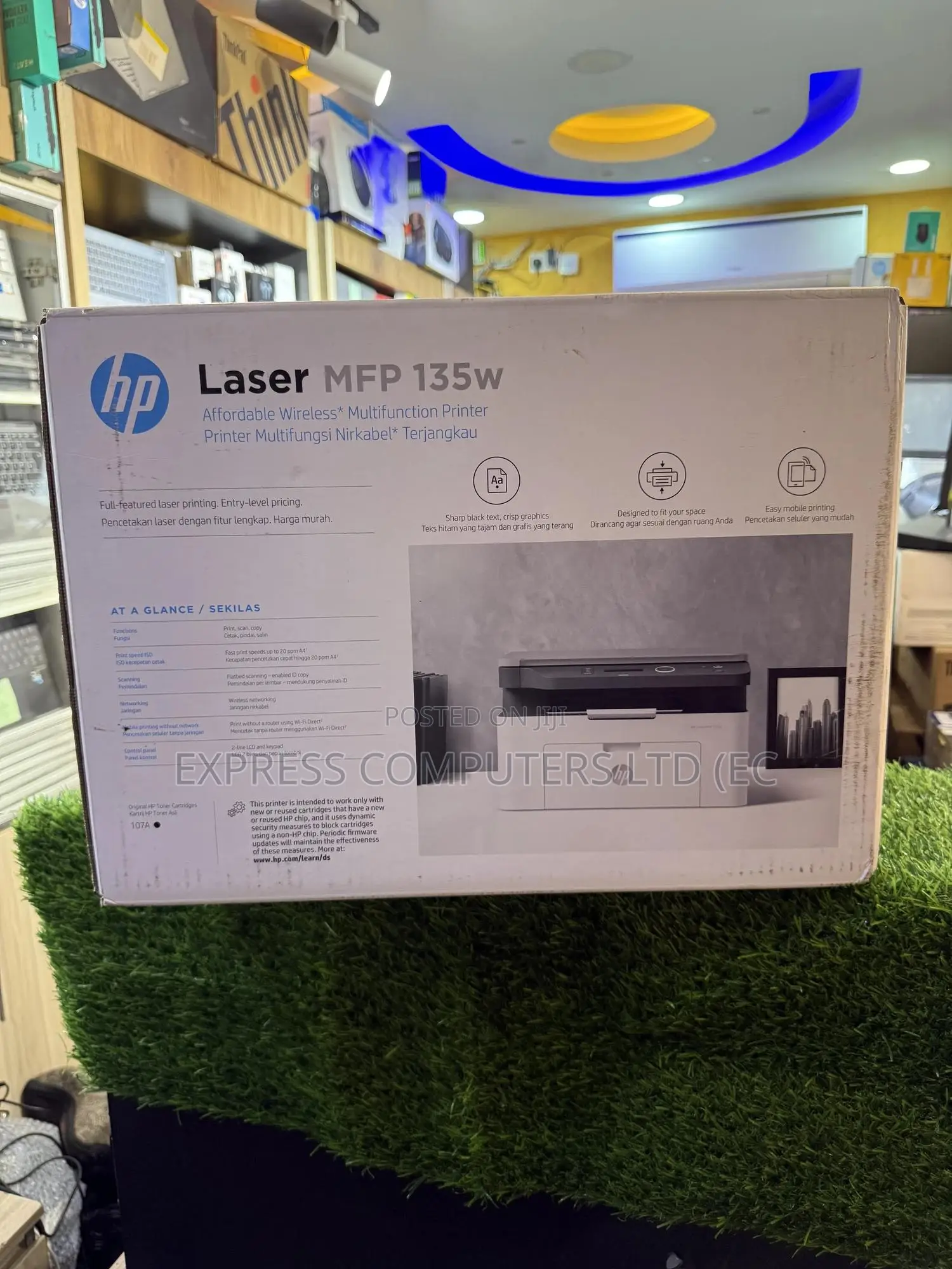 Hp Laser MFP 135w Printer Print, Copy, Scan, Wireless Print Original