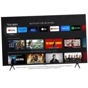 50 Inch Smart Frameless Digital Satellite Uhd Sigma (Sig-Ku50v6-S)