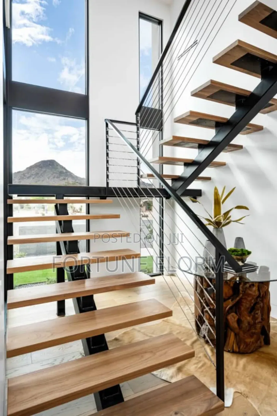 Timber Cantilever Stairs