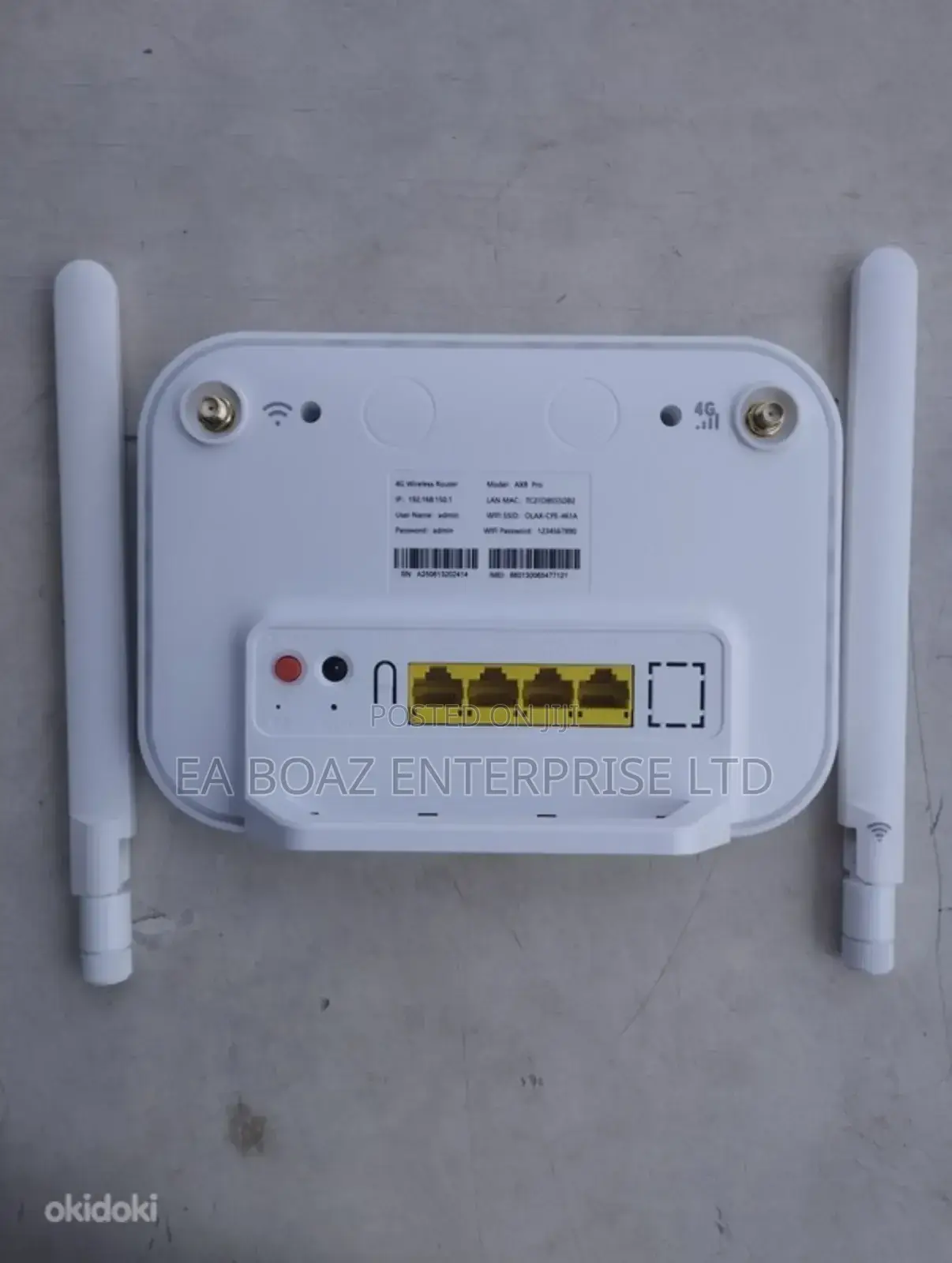 Wireless Olax Ax8 Pro 4g Cat4 Wifi 6 Universal Router in-Built Battery