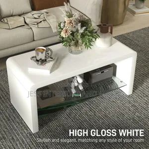 Center Table (White Gloss)