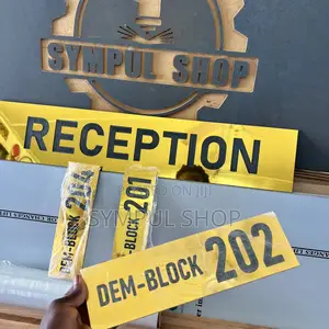 Dem-Block Door Labels