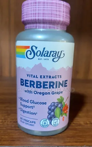 Solaray, Berberine With Oregon Grape, 60caps( Glucose and Digestive)