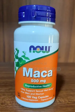 Maca 500mg, 100 Capsules. ( Stress and Fertility Support)