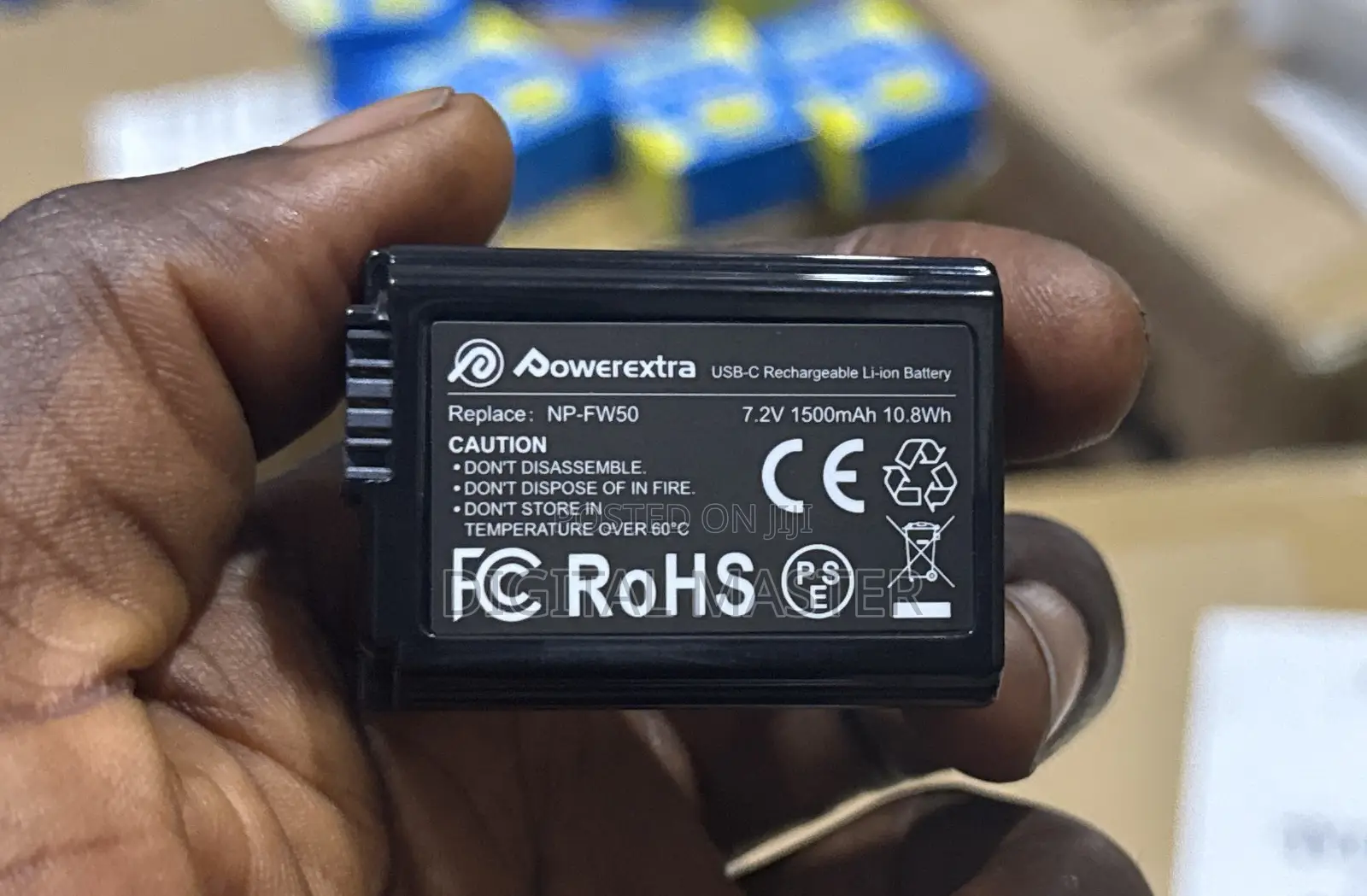 Np-fw50 Usb-c Rechargeable Li-ion Camera Battery (7.2v 1500mah 10.8wh)