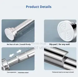 Medium Size Bathroom Rod 110-200cm