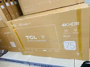 New Frameless TCL 75 Inch Smart Android