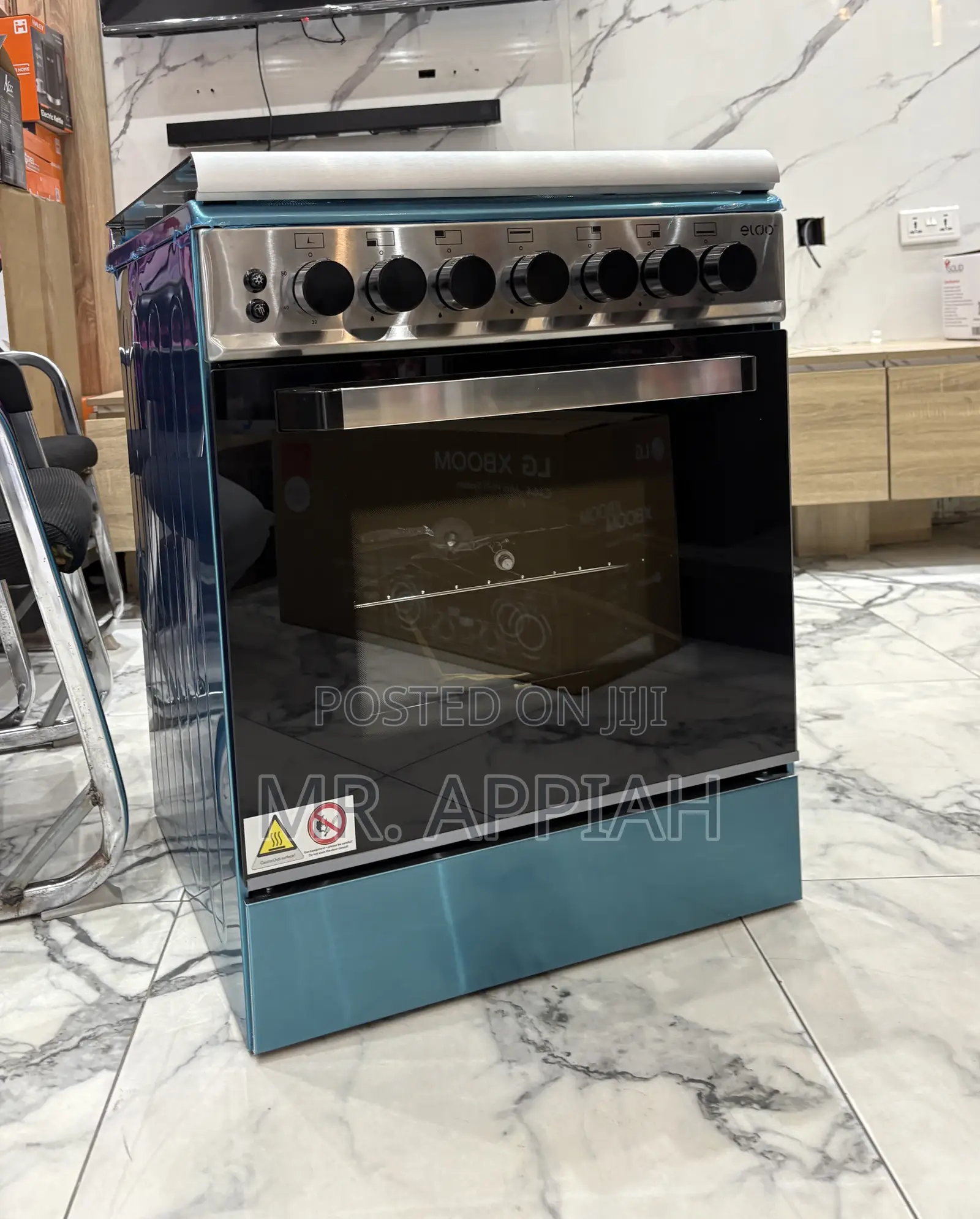 Buy Affordable Eldo 60x60 4 Gas Burner With Oven and Grill(Red)