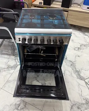 Finest Eldo 60x60 4 Gas Burner With Oven and Grill(Gray)