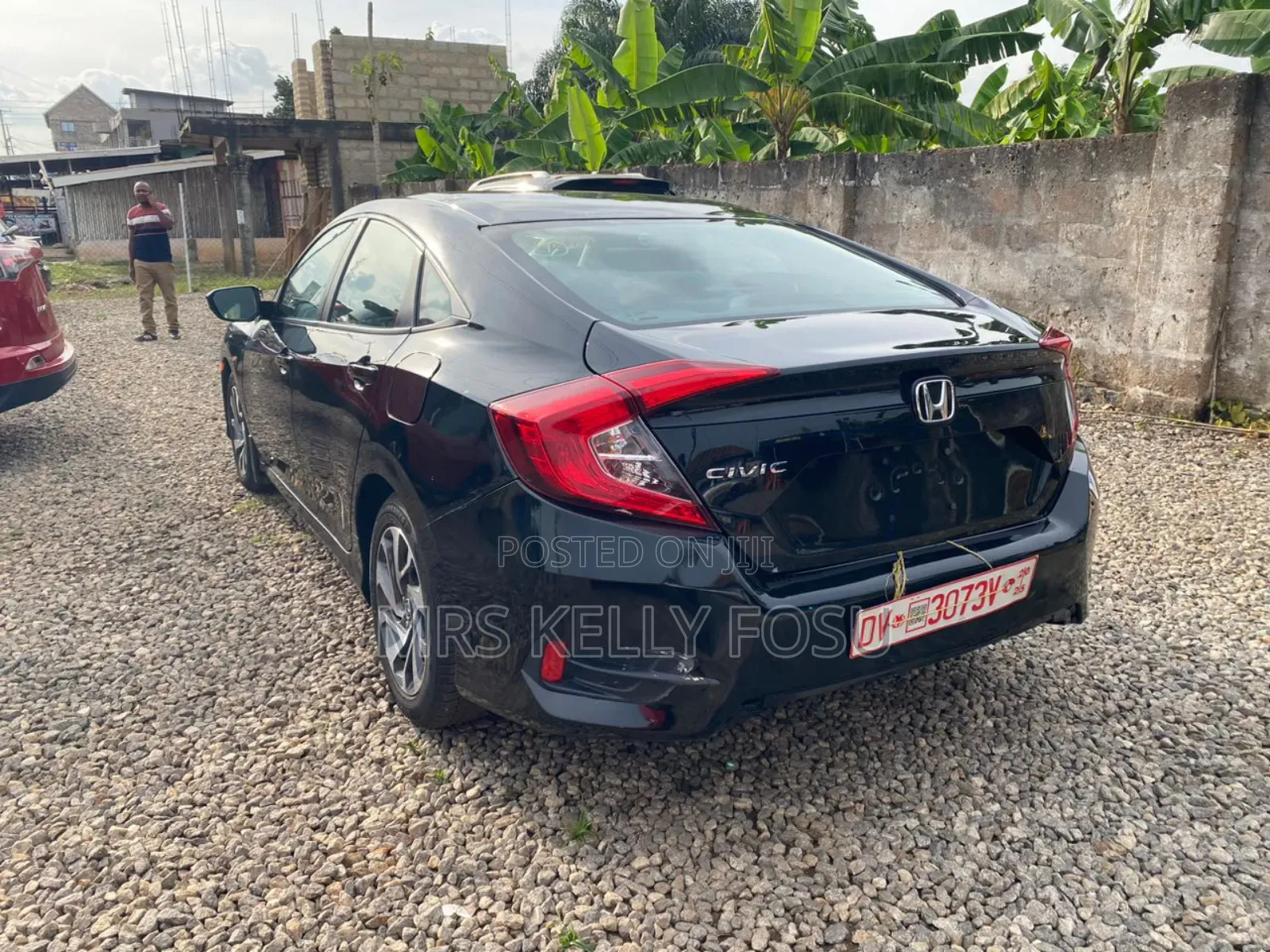 Honda Civic LX 4dr Sedan (2.0L 4cyl) 2016 Black