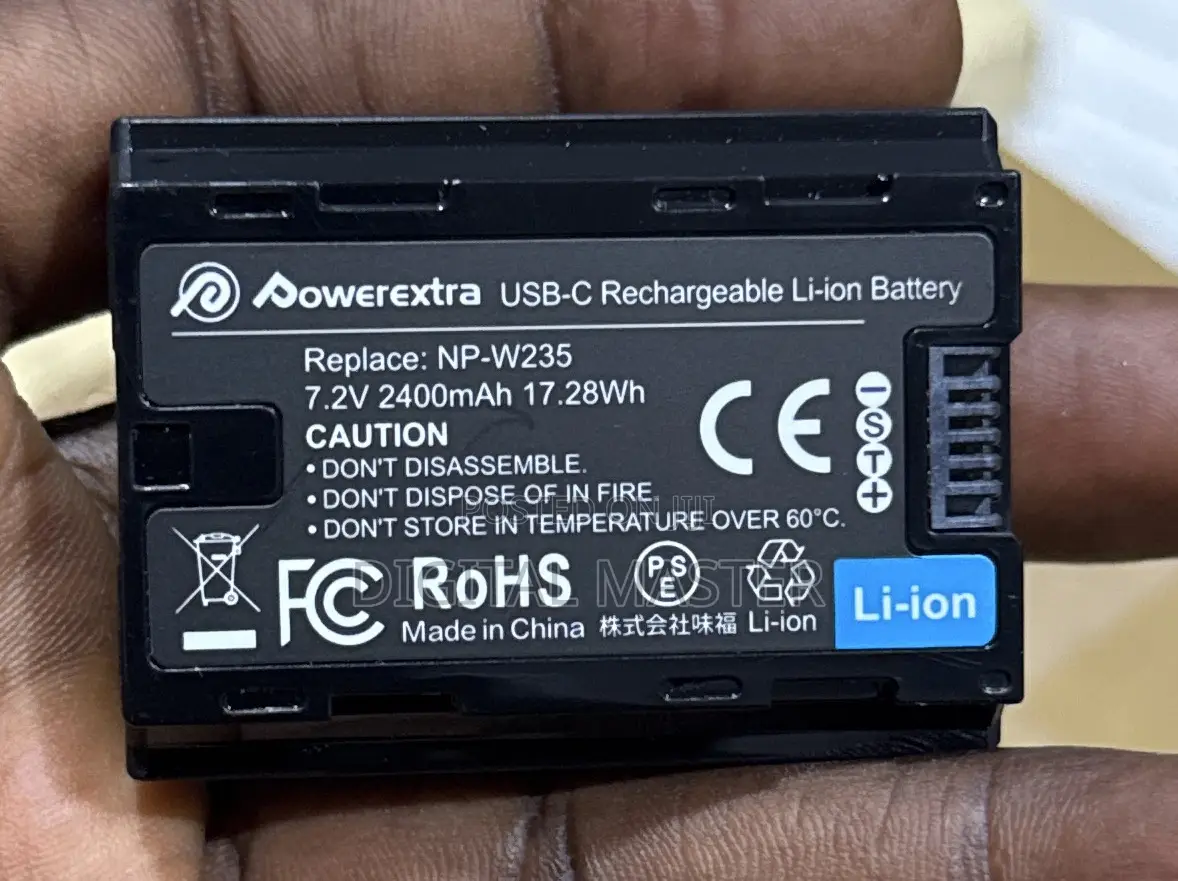 Np-w235 Usb-c Rechargeable Li-ion Battery (7.2v 2400mah 17.28wh)