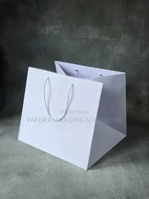 White Glossy Paper Bags
