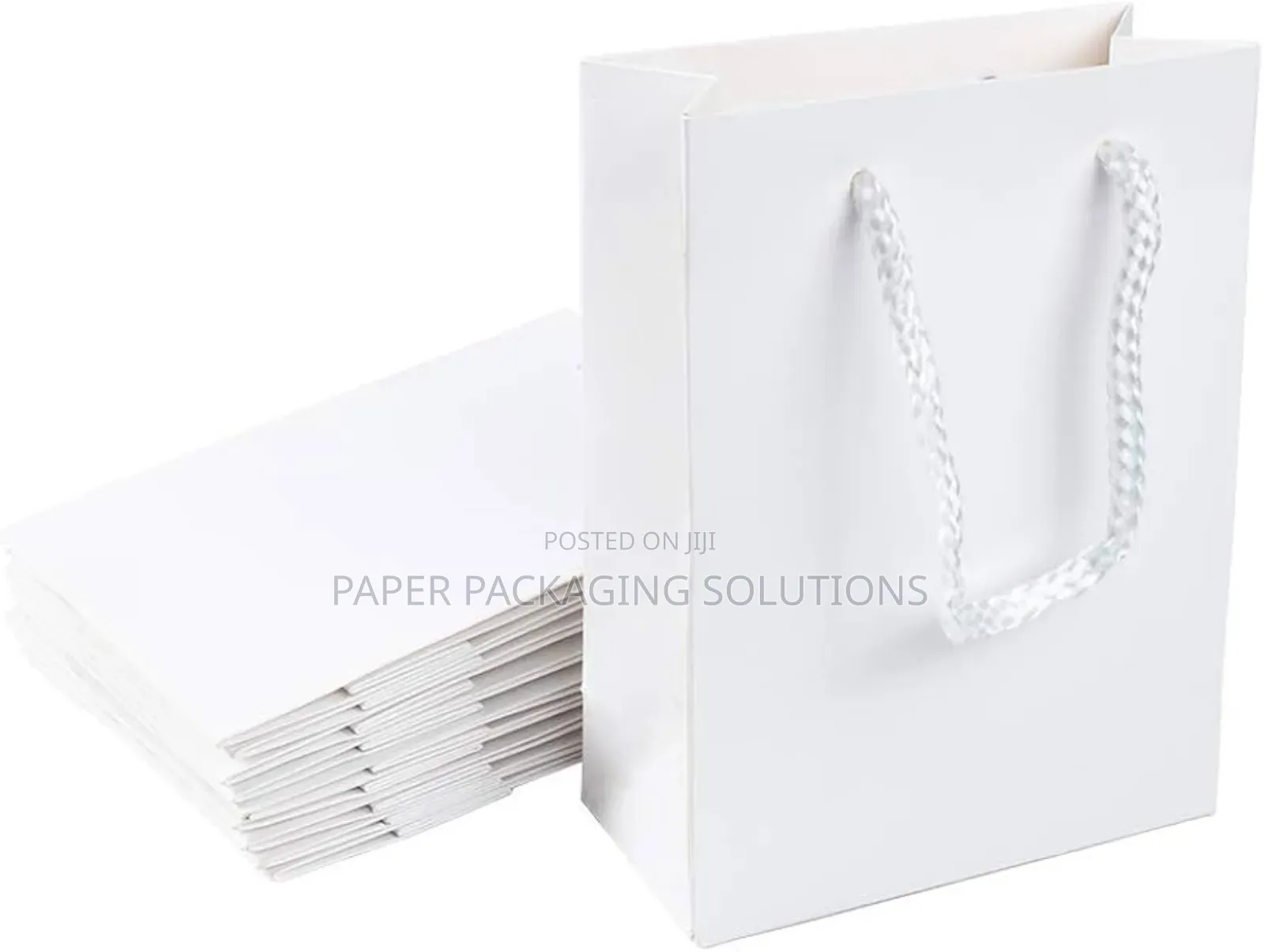 White Glossy Paper Bags