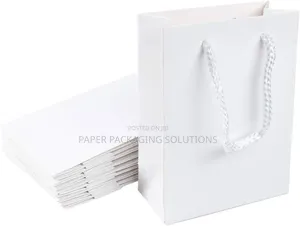 White Glossy Paper Bags