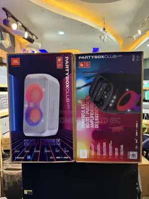 JBL Partybox Club 120 Portable Party Speaker, Powerful JBL Sound Pro,
