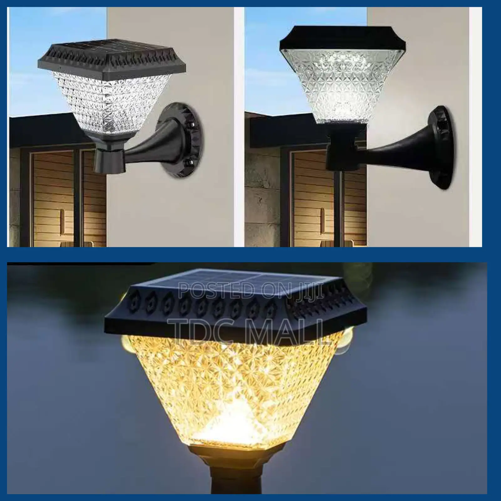 Led Solar Courtyard Wall Light
