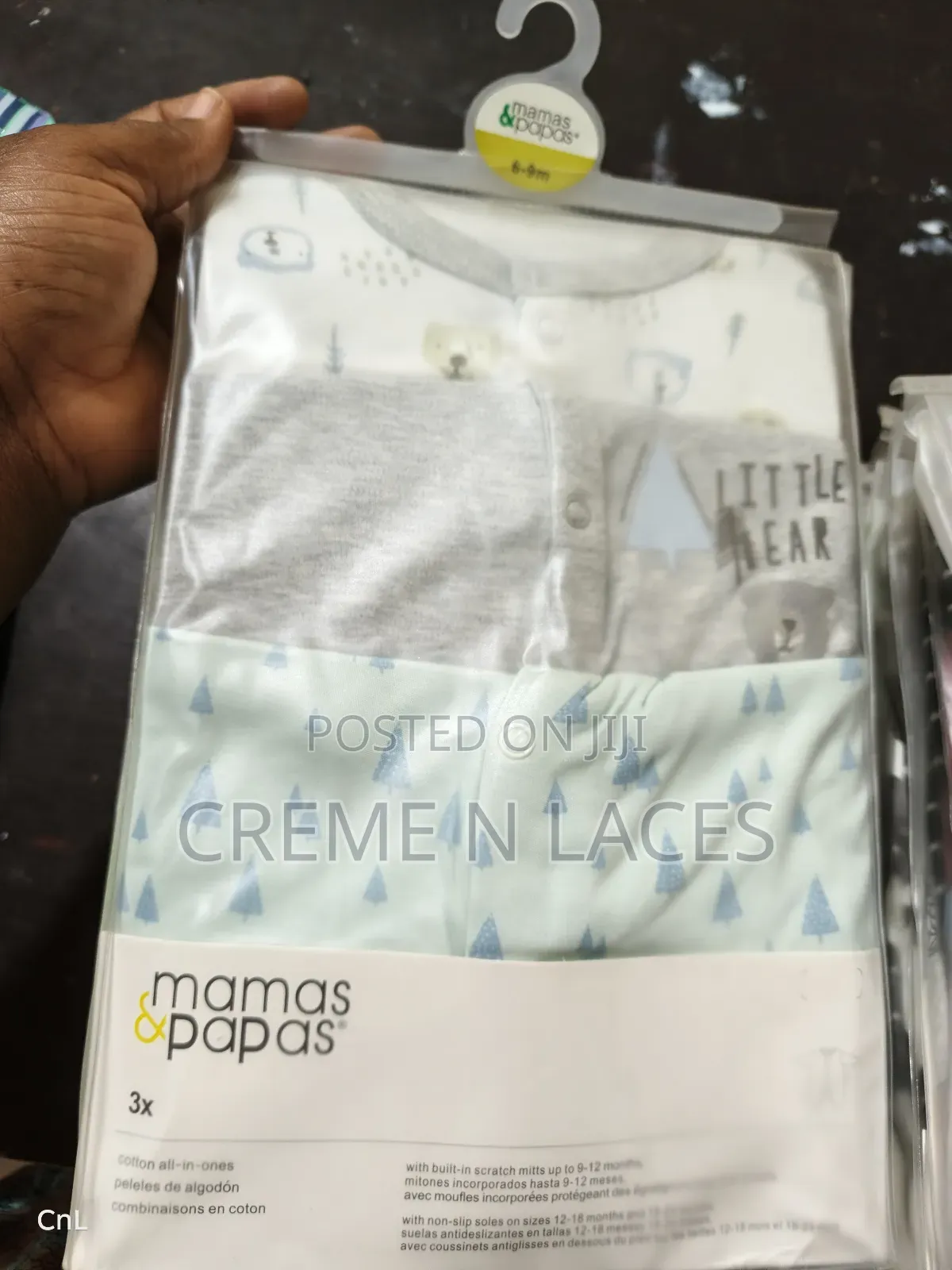 3 Pieces Sleep Suit Mamas Papas 6-9mths