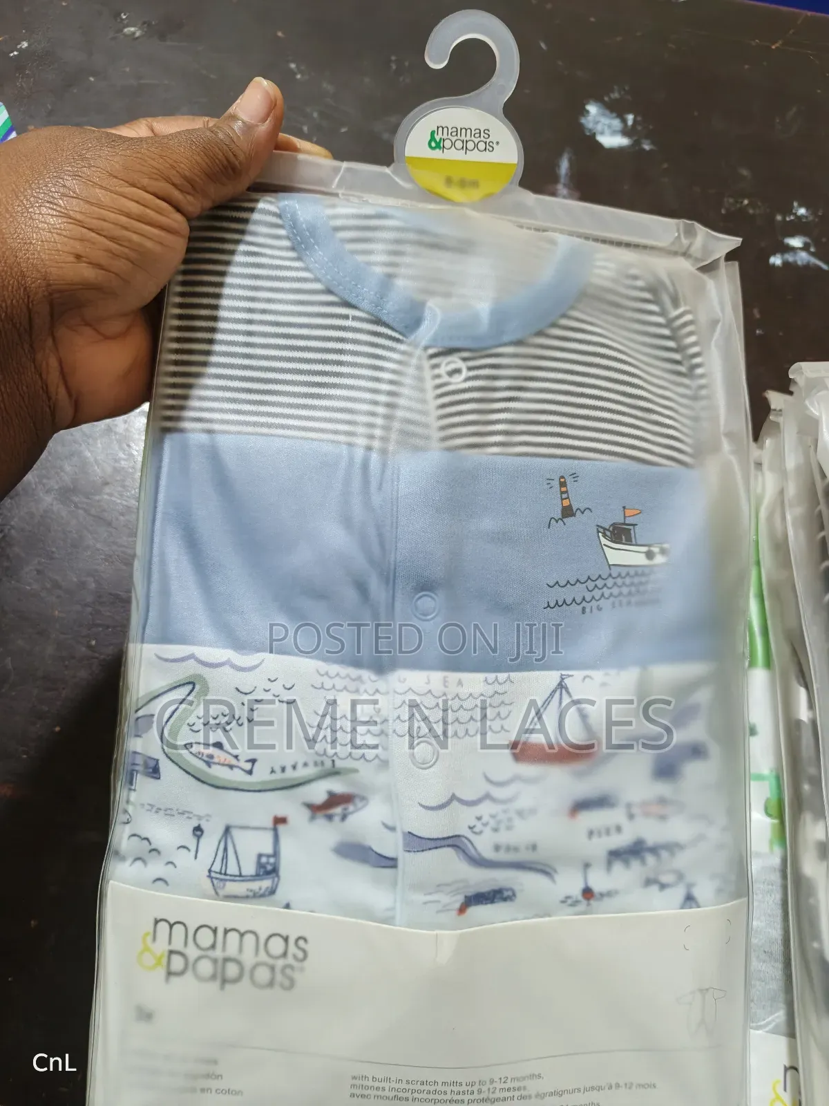 3 Pieces Sleep Suit Mamas Papas 6-9mths