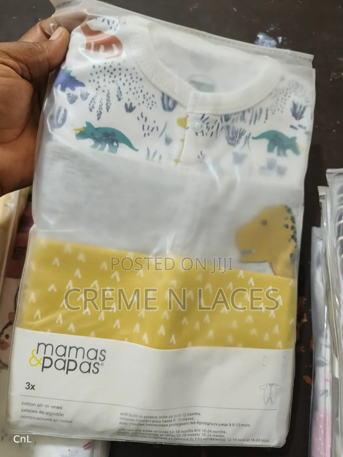3 Pieces Sleep Suit Mamas Papas 6-9mths