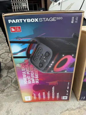 JBL Partybox Stage 320 Portable Party Bluetooth Speaker With Wheels
