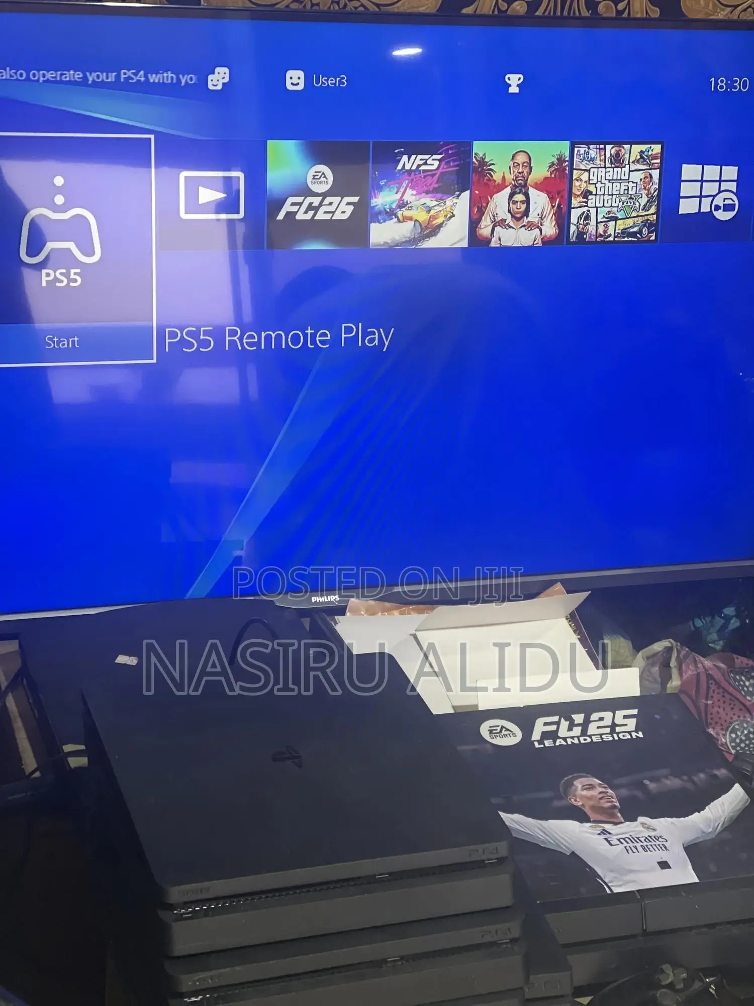 Ps4 Pro With 10-15 Good Games Two Controllers . From Home Use