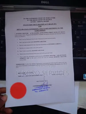 Affidavit,Gazette,Passport,Birth Cert,Business Cert(Express Services)