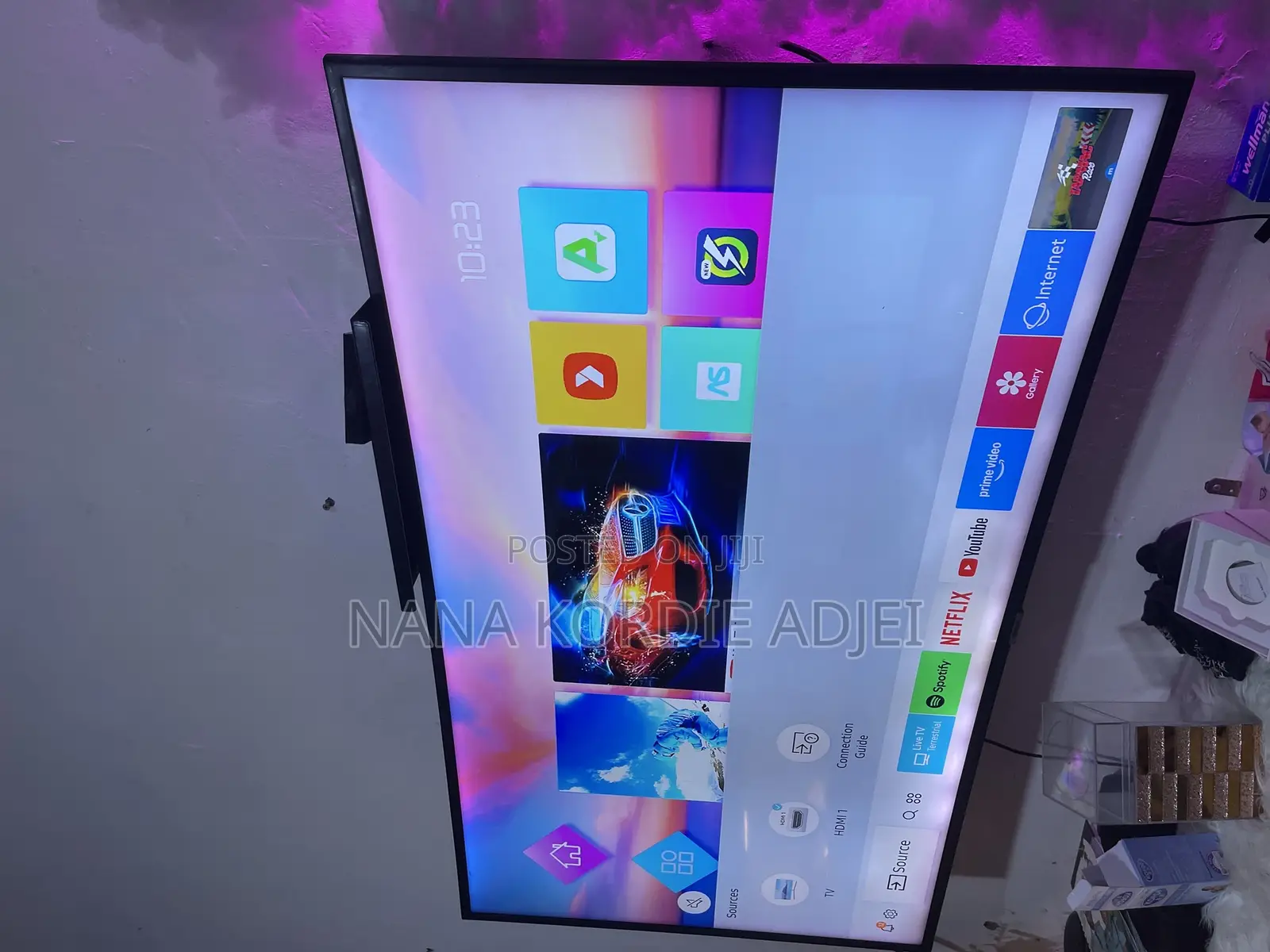 Curved Samsung Smart Tv 50”
