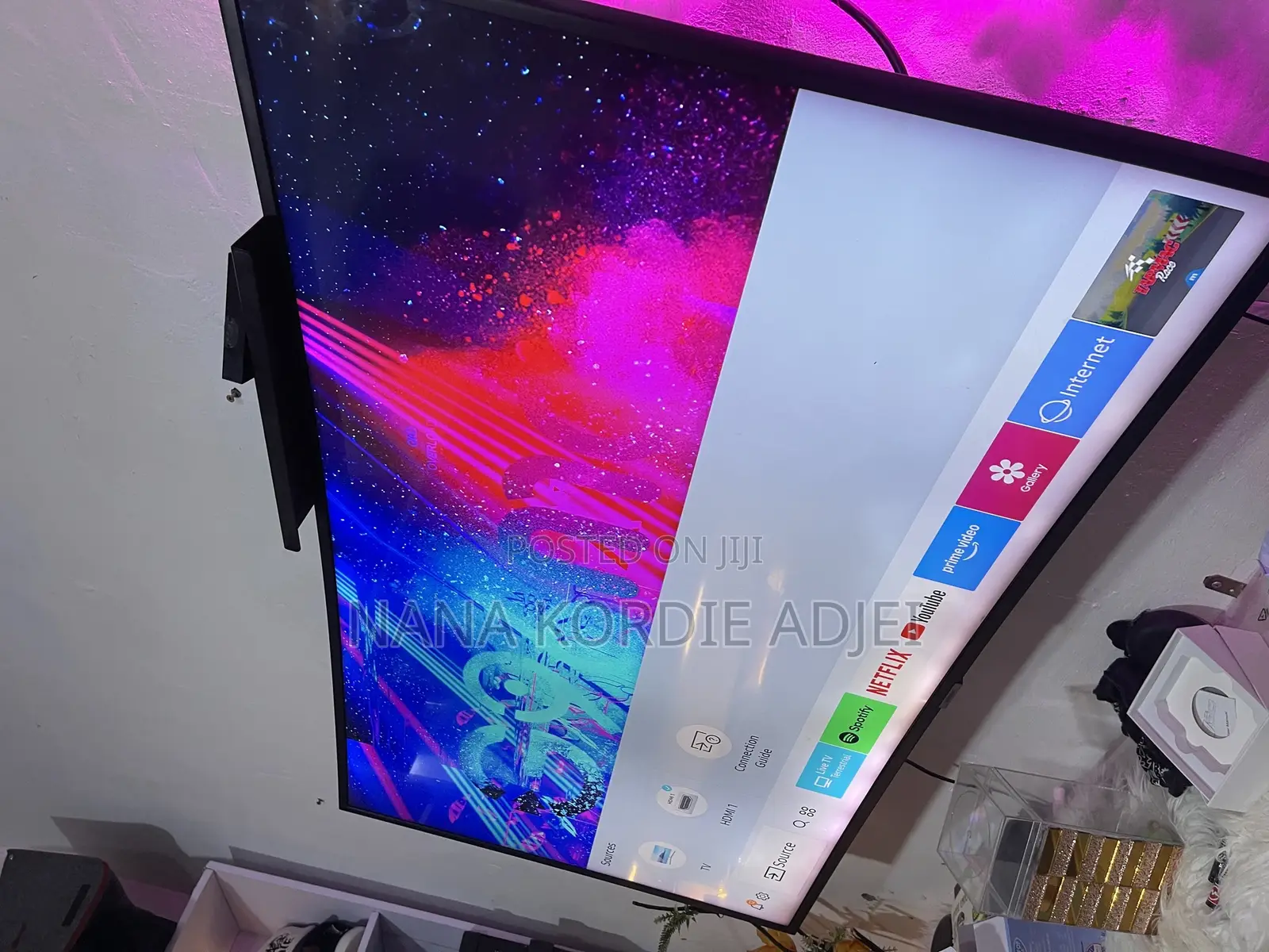 Curved Samsung Smart Tv 50”