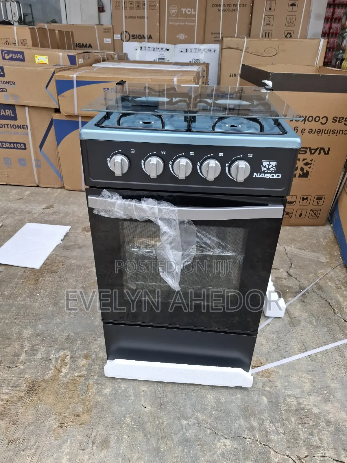 Easy Nasco Gas Cooker 50by50 With Oven and Stand Available for Sale