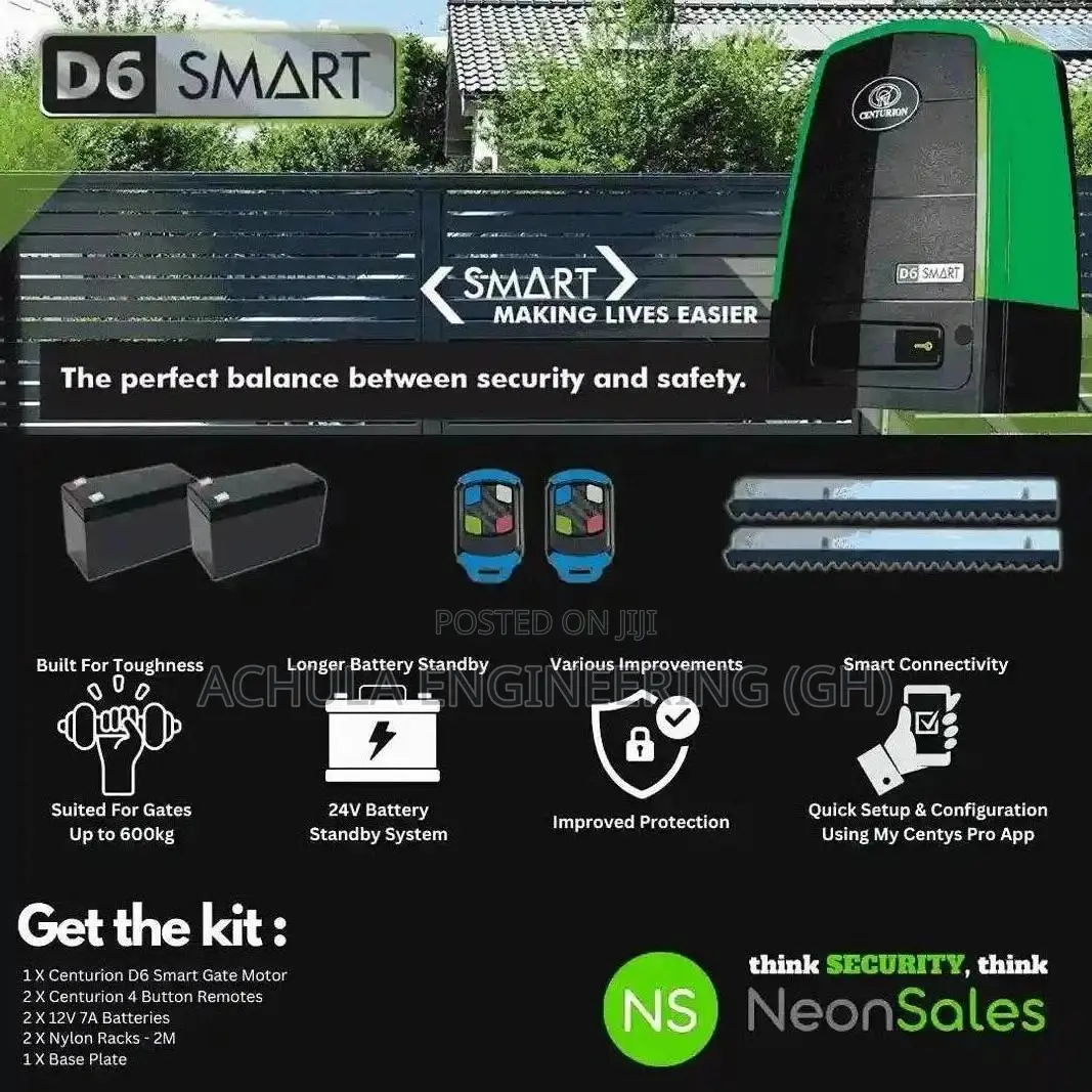 Centurion D6 Smart Complete Kit With Installation